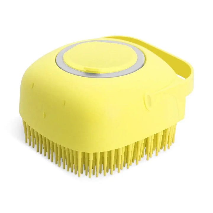 Pet Shampoo Brush 2.7oz | Cat & Dog Silicone Grooming Scrubber