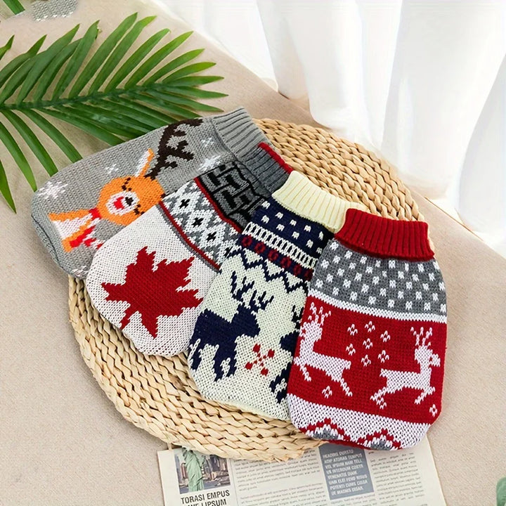 Christmas Pet Sweater for cats and dogs