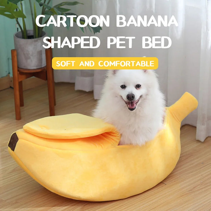 Cozy Fun with the Banana Cat Bed!